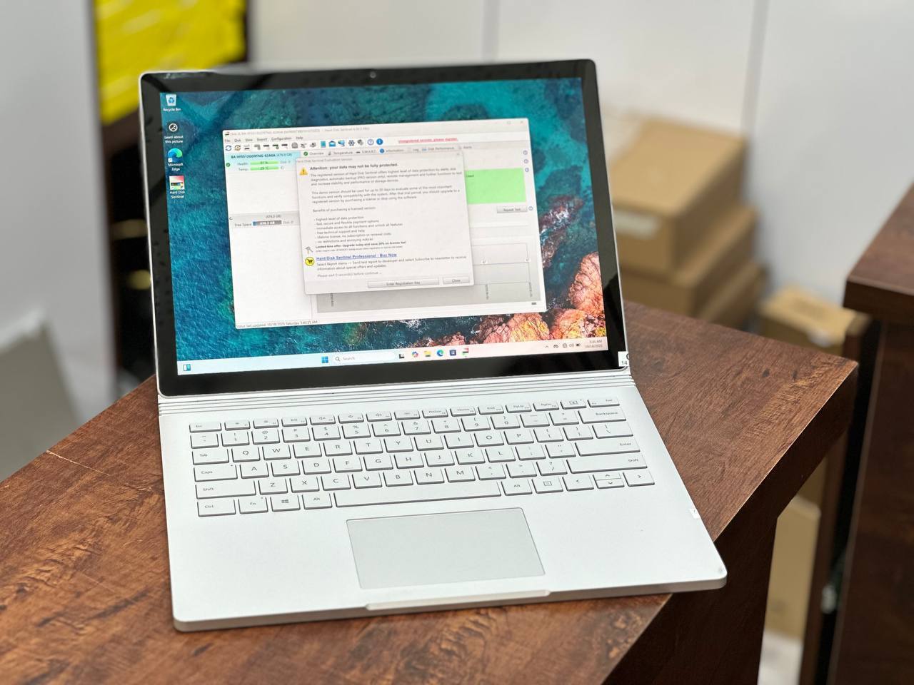 لپ تاپ استوک Microsoft Surface Book 2 | Core i7-8350U | رم 16GB | SSD 512 GB | GTX 1060 6GB
